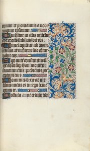 Timebog Brug af Rouen: fol. 58r, ca. 1470. af Master of the Geneva Latini