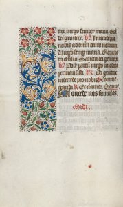 Timebog Brug af Rouen: fol. 63v, c. 1470. af Master of the Geneva Latini