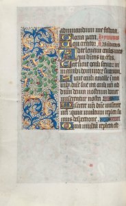 Timebog Brug af Rouen: fol. 64v, ca. 1470. af Master of the Geneva Latini