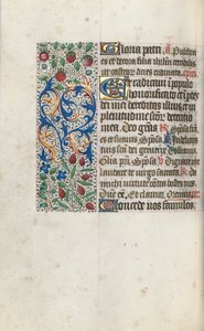 Timebog Brug af Rouen: fol. 69v, ca. 1470. af Master of the Geneva Latini