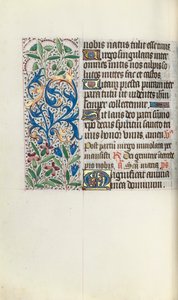 Timebog Brug af Rouen: fol. 73v, ca. 1470. af Master of the Geneva Latini