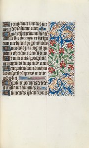 Timebog Brug af Rouen: fol. 74r, ca. 1470. af Master of the Geneva Latini