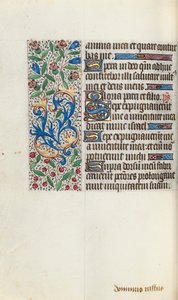 Timebog Brug af Rouen: fol. 76v, ca. 1470. af Master of the Geneva Latini