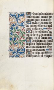Timebog Brug af Rouen: fol. 85v, ca. 1470. af Master of the Geneva Latini