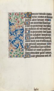 Timebog Brug af Rouen: fol. 87v, ca. 1470.