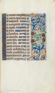 Timebog Brug af Rouen: fol. 94r, ca. 1470. af Master of the Geneva Latini