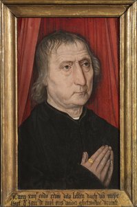 Portræt af Jan de Mol, ca. 1485 (olie på panel) af Master of the Guild of Saint George at Malines