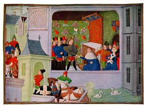 Interview af Richard II og hertugen af Gloucester, 14. århundrede 15. århundrede.