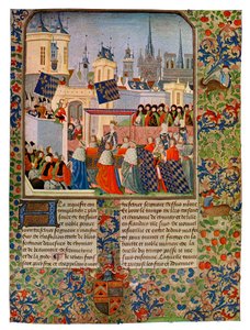 Dronning Isabellas indtog i Paris, c1385 15. århundrede.