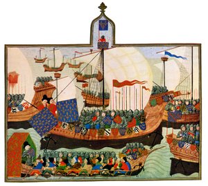 Franskmændenes og genovesernes ekspedition til Barbary, 1400-tallet.