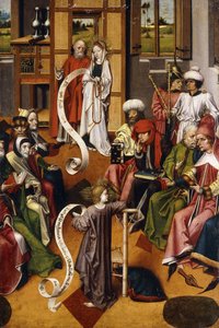 Præsentationen i templet af Master of the Iserlohn Altar