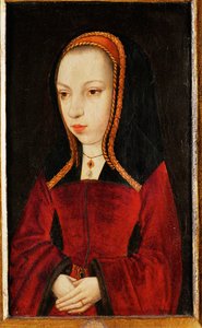 Margaret af Østrig, ærkehertuginde, datter af kejser Maxilmilian I, guvernante i Nederlandene ... af Master of the Legend of St.Priest