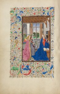 Bebudelsen af Master of the Llangattock Hours