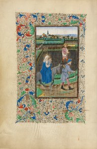 Flugten til Egypten af Master of the Llangattock Hours