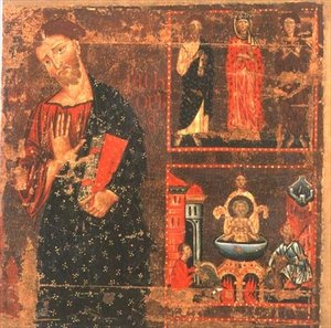 Evangelisten Johannes (tempera på panel)