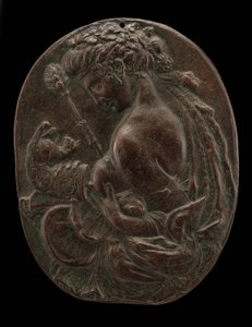 En Bacchante, slutningen af det 15. eller begyndelsen af det 16. århundrede. af Master of the Martelli Mirror
