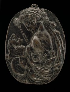 En Bacchante, slutningen af det 15. eller begyndelsen af det 16. århundrede. af Master of the Martelli Mirror