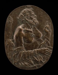En Satyr, slutningen af det 15. eller begyndelsen af det 16. århundrede. af Master of the Martelli Mirror