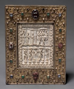 Bogformet relikvieskrin, ca. 1000. af Master of the Registrum Gregorii