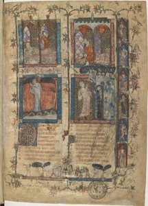 Miniature fra et manuskript af Roman de la Rose af Guillaume de Lorris og Jean de Meun, 1353 af Master of the Rose novels