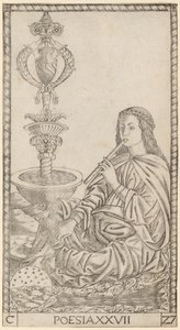 Poesia (poesi) af Master of the S Series Tarocchi