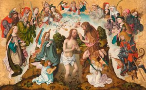Kristi dåb af Master of the Saint Bartholomew Altarpiece