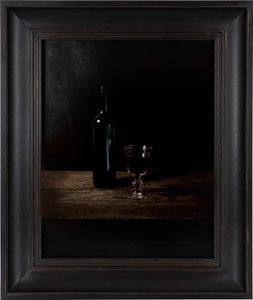Sidste måltid på dødsgangen, Adolf Eichmann, 2012 (digitalt transfertryk på gedeskindspergament) af Mat Collishaw