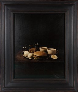 Last Meal on Death Row, Gary Gilmore, 2012 (digitalt transfertryk på gedeskindspergament) af Mat Collishaw