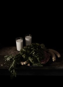 Sidste måltid på dødsgangen, Texas; Frank McFarland, 2011 (C-type fotografi) af Mat Collishaw