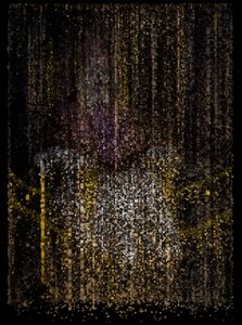 The End of Innocence, 2009 (lærred, projektor og harddisk) af Mat Collishaw