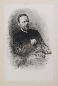 Portræt af historikeren og journalisten Sergey Nikolayevich Shubinsky 1834-1913, 1900-tallet af Mate