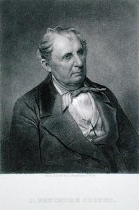 James Fenimore Cooper (1789-1851), indgraveret af Henry Bryan Hall (1808-84) efter en daguerreotypi (gravering) af Mathew (after) Brady