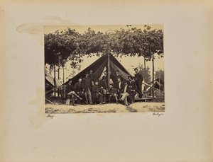 Butler og personale af Mathew B. Brady