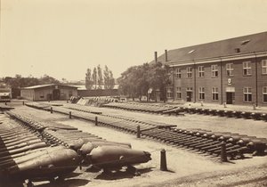 Udsigter fra flådens artilleriværft, Washington, D.C., juni af Mathew B. Brady