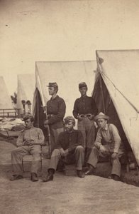 Lejrscene,1862 (foto) af Mathew Brady
