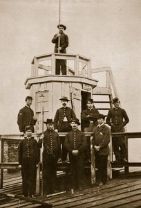 Central Signal Station, Washington, D.C., 1861-65 (sepiafoto) af Mathew B. Brady