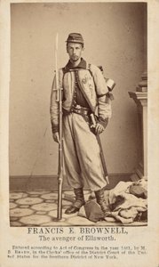 Francis E. Brownell,1861 (foto) af Mathew Brady