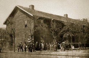 Den kristne kommissions hovedkvarter, Richmond, 1861-65 af Mathew B. Brady