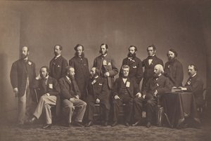 [Medlemmer af New York Sanitary Commission], ca. 1860. af Mathew Brady