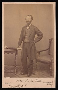 Portræt af Samuel Sullivan Cox 1824-1889, før 1889. af Mathew Brady