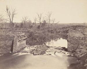Stenbroen - Tyreløb, 1862. af Mathew Brady
