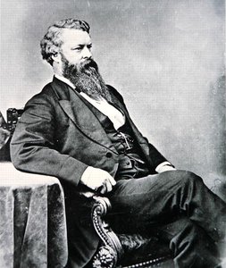 William Belknap (1829-90) 1876 (s/h-billede) af Mathew Brady