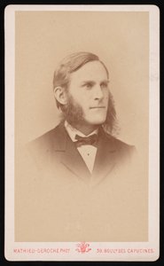 Portræt af Samuel Hubbard Scudder 1837-1911, cirka 1871. af Mathieu Deroche