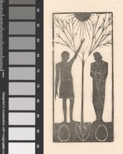 To figurer ved et træ af Mathieu Lauweriks