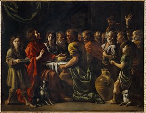 La cena - sidste måltid ... af Mathieu Le Nain