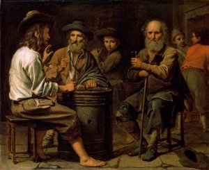 Bønder i et værtshus, 1640