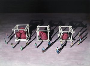 More Than One, 2021 (akryl på panel)
