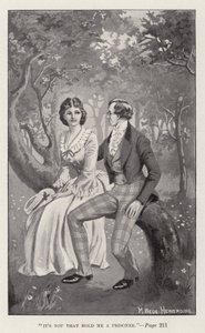 Illustration til The Adventures of Mr Verdant Green, An Oxford Freshman (litografi) af Matt Bede Hewerdine