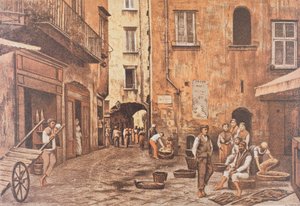 Italien, Napoli, Piazzetta di Porto af Matteo Zampella af Matteo Zampella