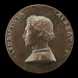 Leone Battista Alberti, 1404-1472, arkitekt og forfatter om kunst og videnskab [forside], 14461450.